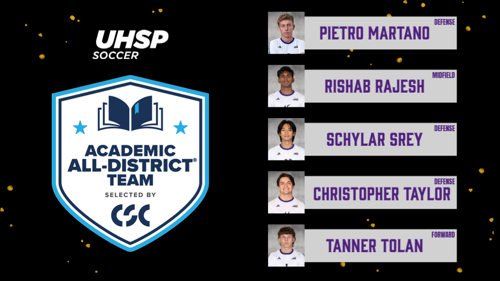 Five Named to Academic All-District Team