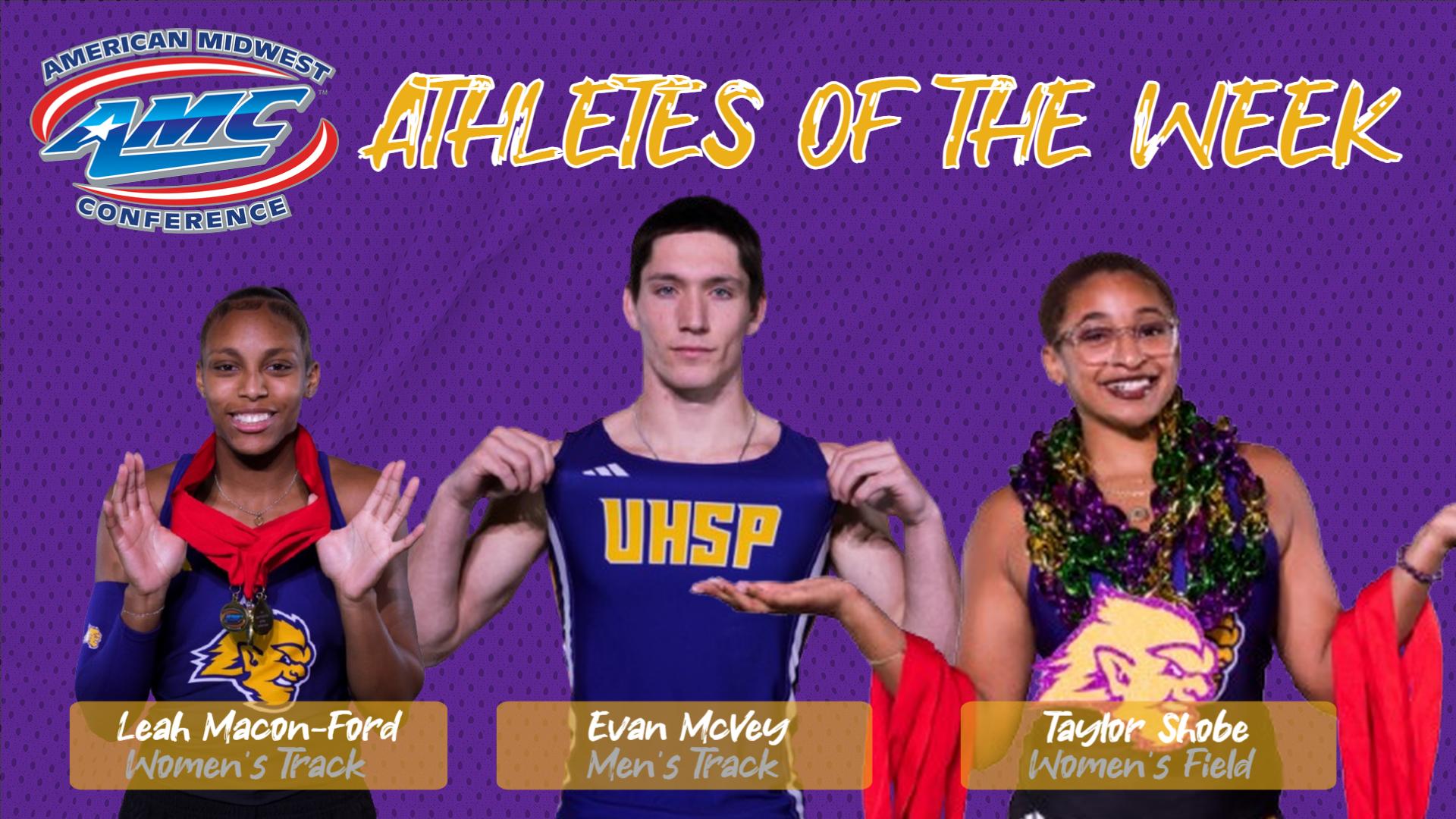 Three Eutectics Named AMC Athletes of the Week